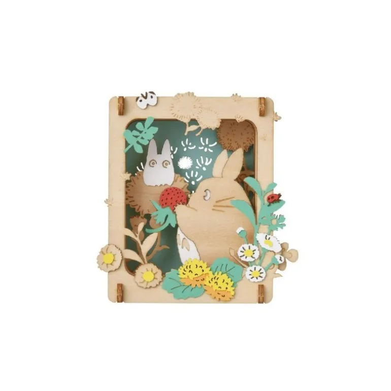 Loisirs Créatifs>Maison Ghibli Théâtre de papier Style bois Cueillette des fraises - Mon Voisin Toto