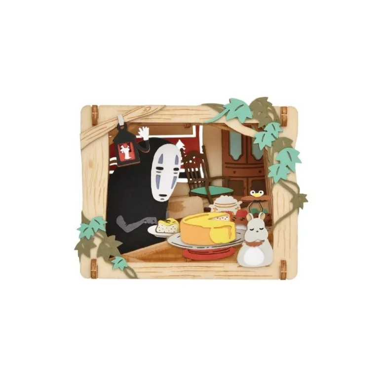 Loisirs Créatifs>Maison Ghibli Théâtre de papier Style bois Dessert en cuisine - Le Voyage de Chihiro
