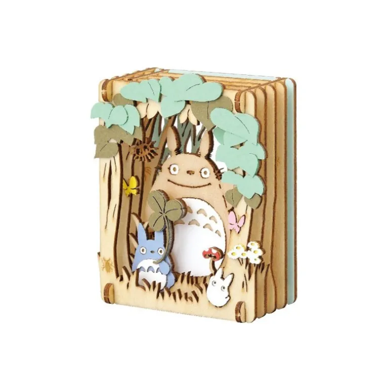 Loisirs Créatifs>Maison Ghibli Théâtre de papier Style bois Totoro Dondoko - Mon Voisin Totoro