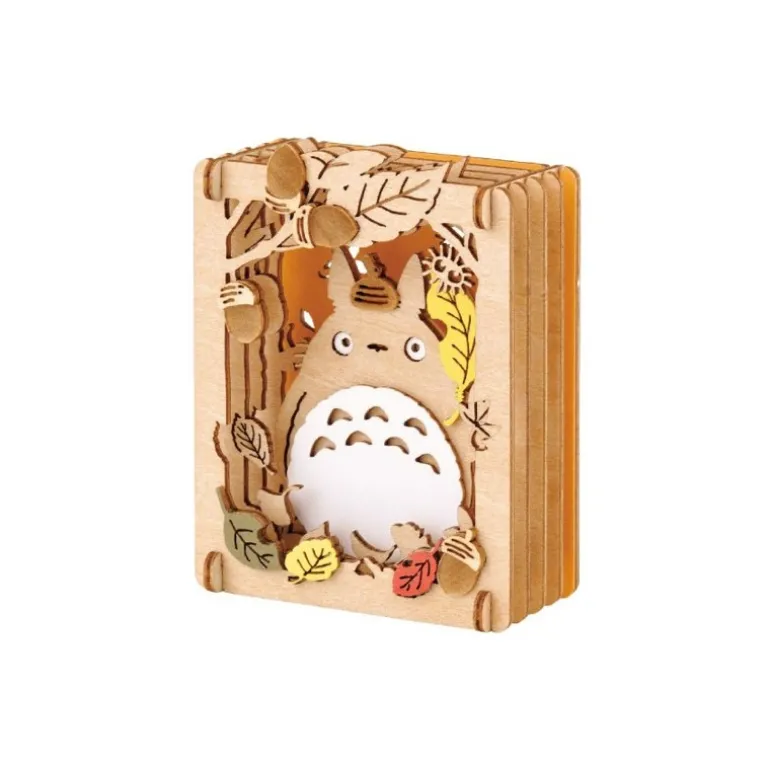 Loisirs Créatifs>Maison Ghibli Théâtre de papier Style bois Totoro Forêt - Mon Voisin Totoro