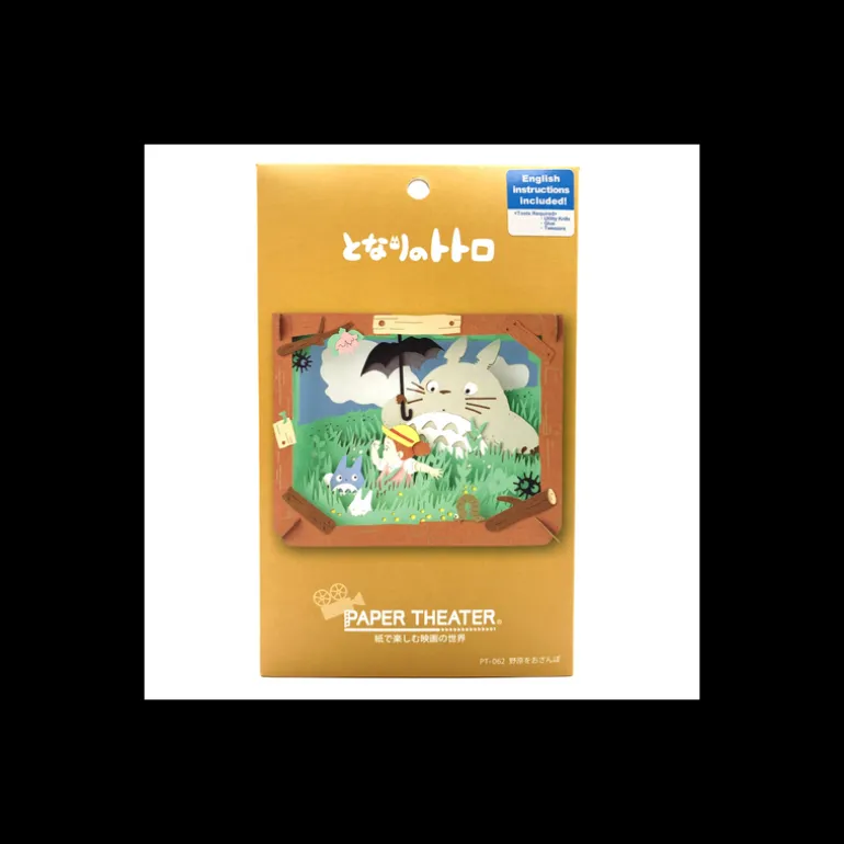 Loisirs Créatifs>Maison Ghibli Théâtre de papier Totoro dans les près - Mon Voisin Totoro