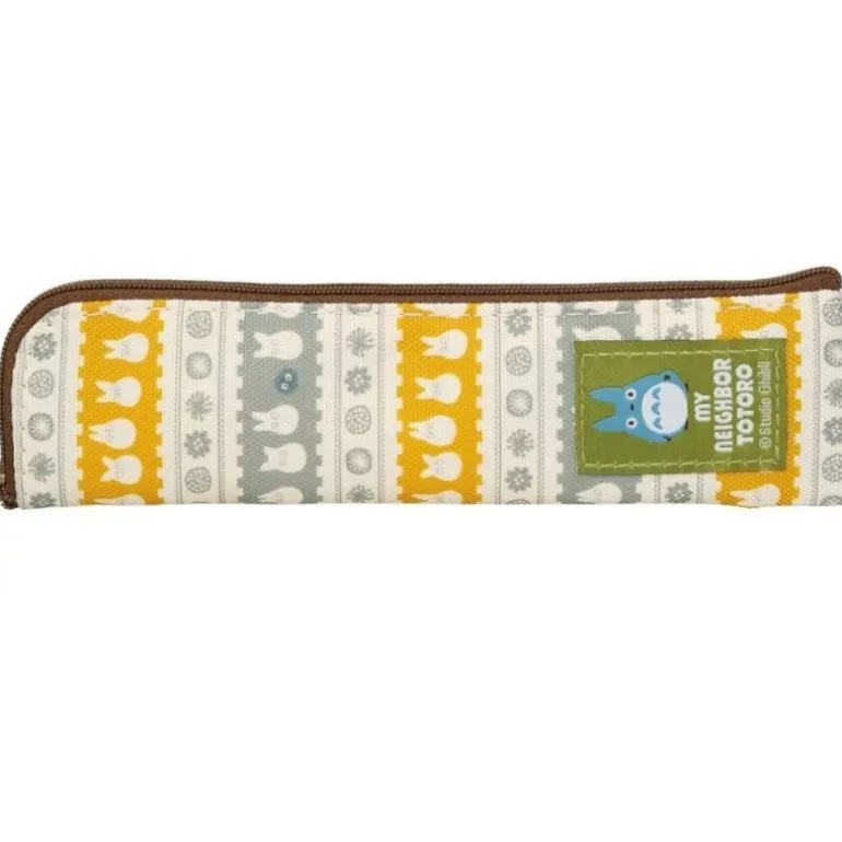 Classement>Maison Ghibli Trousse Avec Lanière Cuir Totoro Blanc - Mon Voisin Totoro
