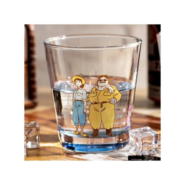 Cuisine Et Table>Maison Ghibli Verre décoré Marco & Fio - Porco Rosso