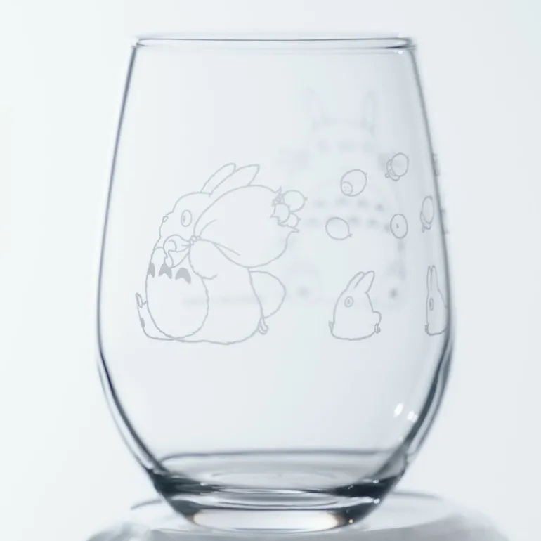 Cuisine Et Table>Maison Ghibli Verre gravé Totoro et gland - Mon Voisin Totoro
