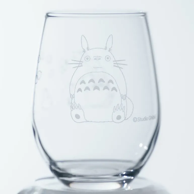 Cuisine Et Table>Maison Ghibli Verre gravé Totoro et gland - Mon Voisin Totoro
