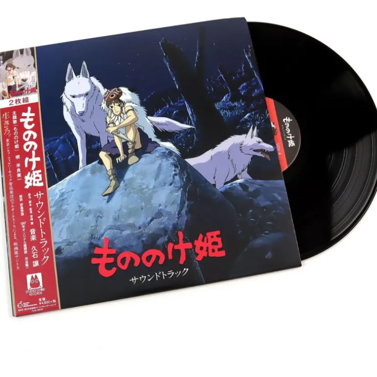 Culture>Maison Ghibli Vinyle 2 disques Image album édition limitée avec livret - Princesse